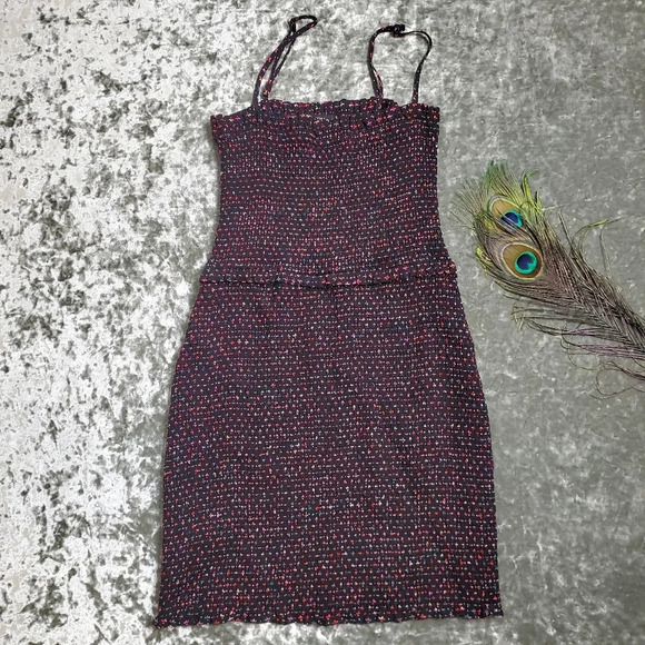 AFRM Owen Smocked Mini Dress - Picture 1 of 7